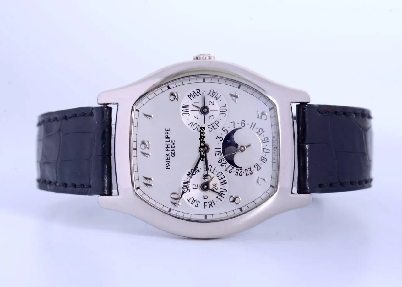 Alternative view of Patek Philippe Perpetual Calendar 5040g 35MM White Gold Case Automatic