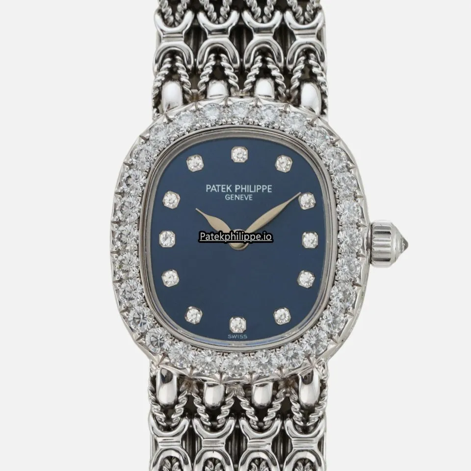 Patek Philippe Golden Ellipse 4931/2g-001 23MM White Gold Case Manual Winding