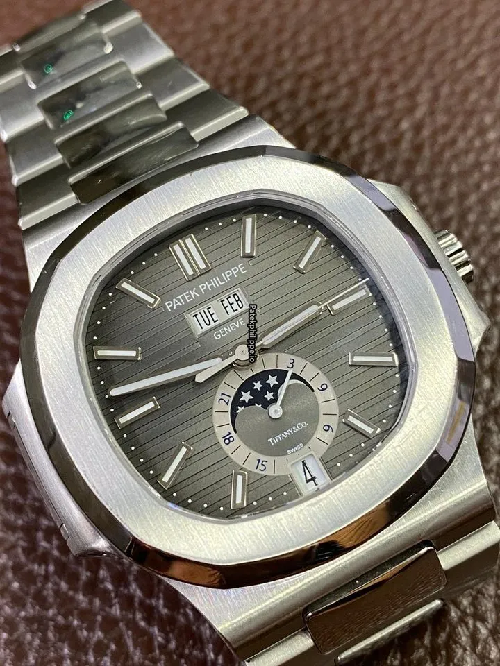 Alternative view of Patek Philippe Nautilus 5726/1a-001 40x38MM Steel Case Automatic