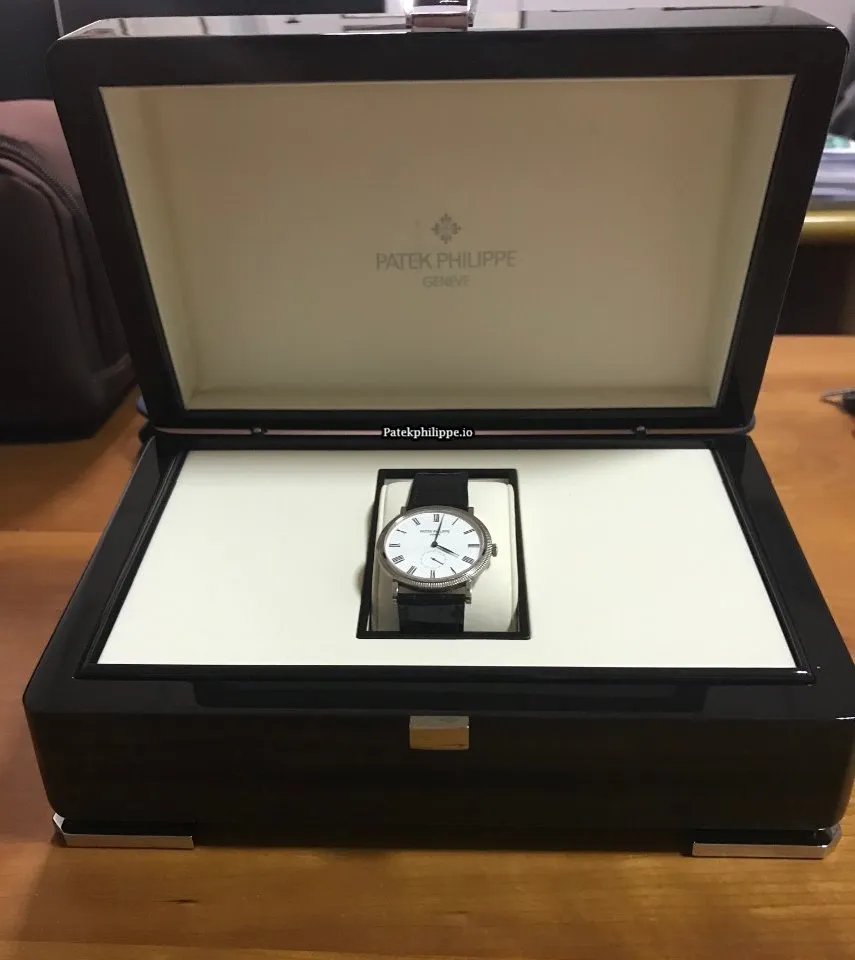 Alternative view of Patek Philippe Calatrava 5119g-001 36MM White Gold Case Manual Winding