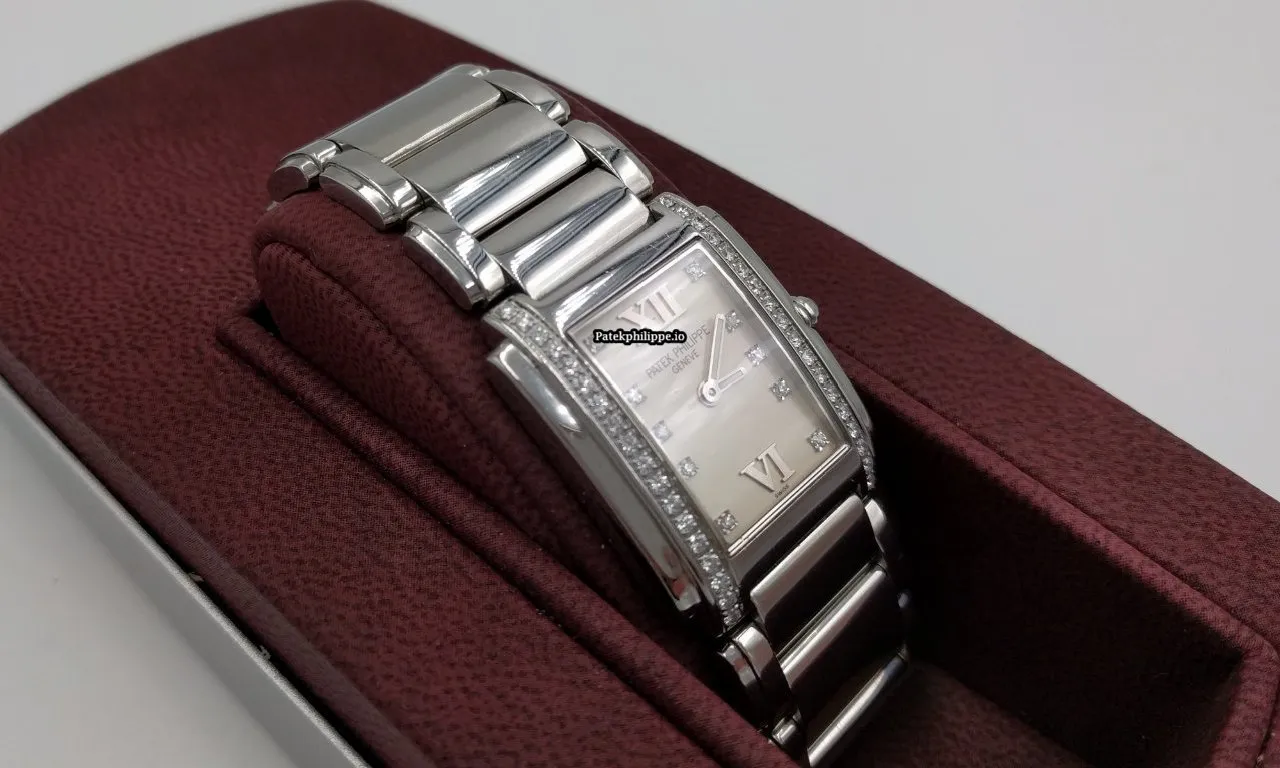 Alternative view of Patek Philippe Twenty-4 4910/10a-011 25x30MM Steel Case Quartz