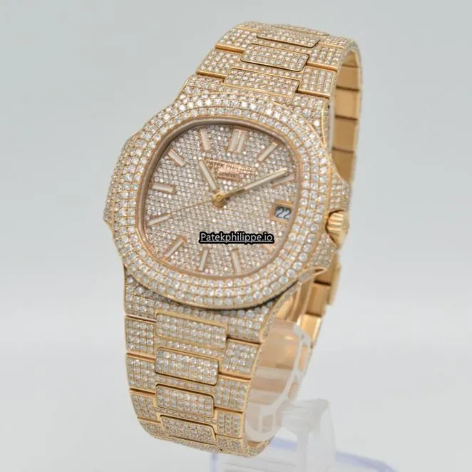 Alternative view of Patek Philippe Nautilus 5711 40MM Rose Gold Case Automatic