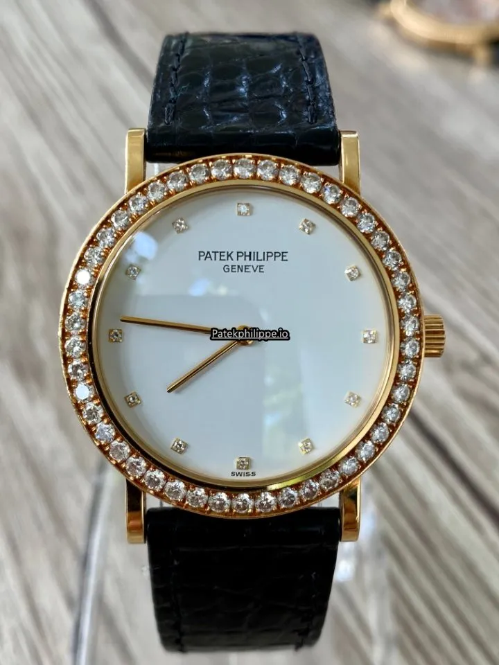 Patek Philippe Calatrava 5006 33MM Yellow Gold Case Manual Winding