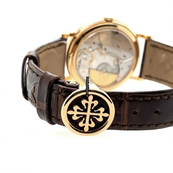 Alternative view of Patek Philippe Perpetual Calendar 5039r 35MM Rose Gold Case Automatic