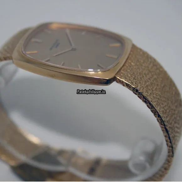 Alternative view of Patek Philippe Golden Ellipse Jan-67 32x26MM Yellow Gold Case Manual Winding