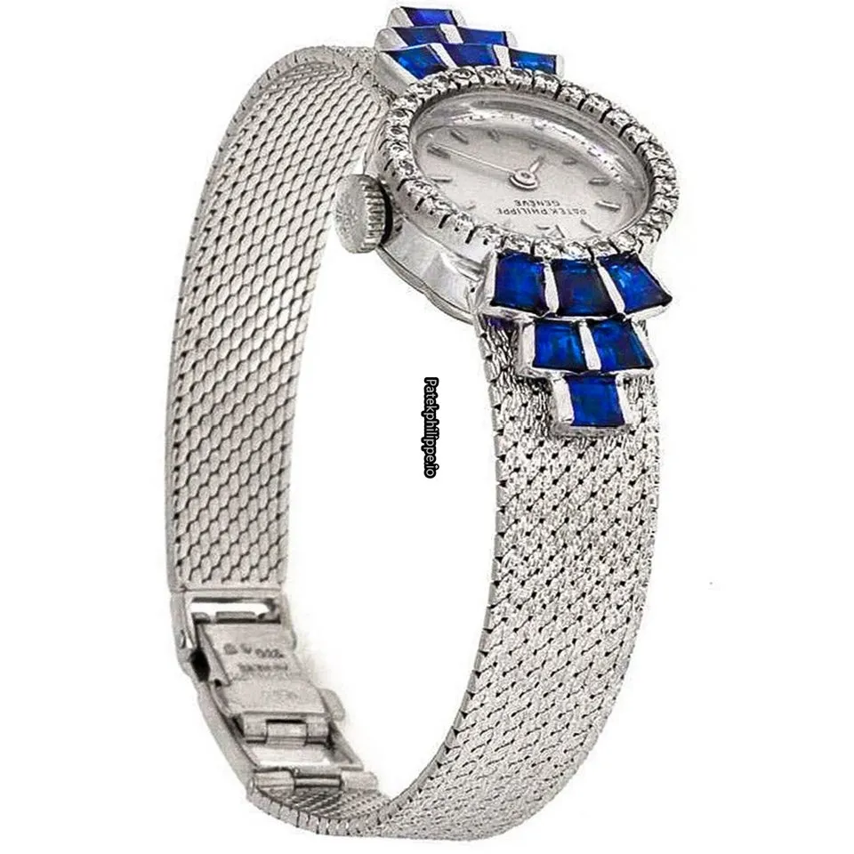 Alternative view of Patek Philippe 17MM White Gold Case Manual Winding