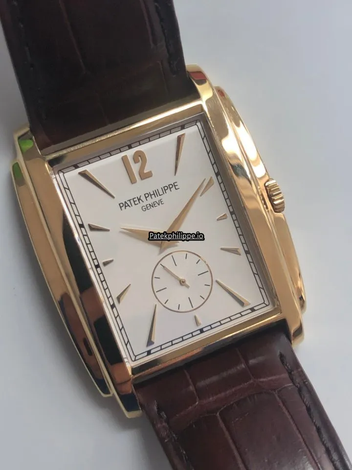Alternative view of Patek Philippe Gondolo 5124j-001 33.4x43MM Yellow Gold Case Manual Winding