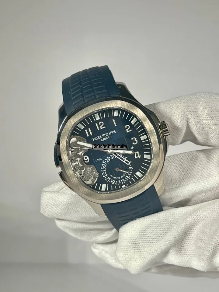 Alternative view of Patek Philippe Aquanaut 5650g-001 40.8MM White Gold Case Automatic