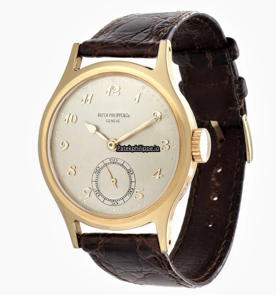 Patek Philippe Calatrava 565j 35MM Yellow Gold Case Manual Winding