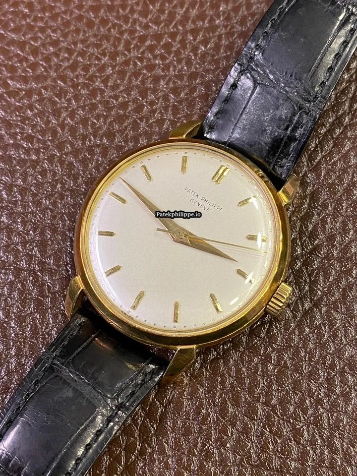 Alternative view of Patek Philippe Calatrava 2482 35.5MM Yellow Gold Case Manual Winding