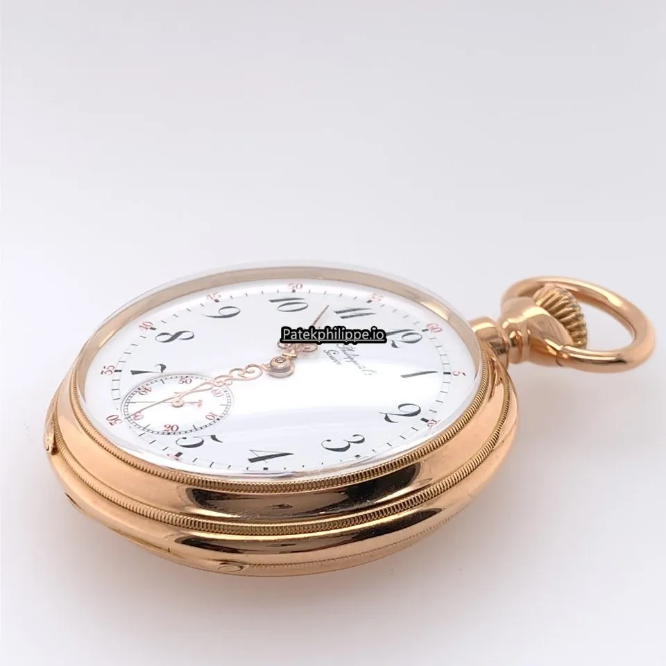 Alternative view of Patek Philippe 49MM Rose Gold Case Manual Winding