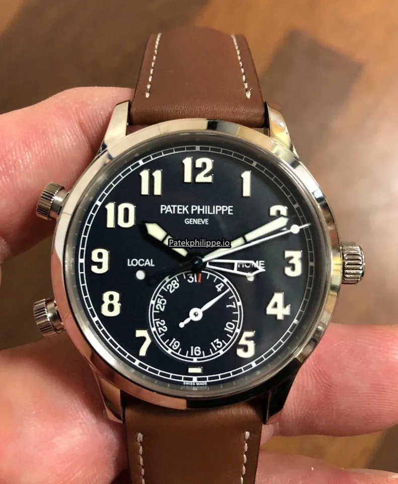Patek Philippe Travel Time 5524g-001 42MM White Gold Case Automatic