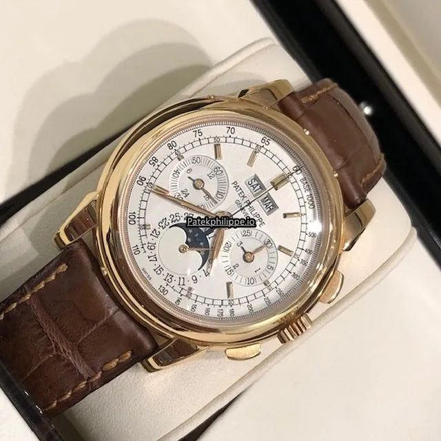 Patek Philippe Perpetual Calendar 5970r-001 40MM Rose Gold Case Manual Winding