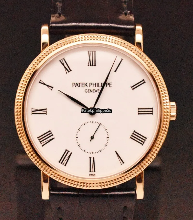 Patek Philippe Calatrava 5119r-001 36MM Rose Gold Case Manual Winding