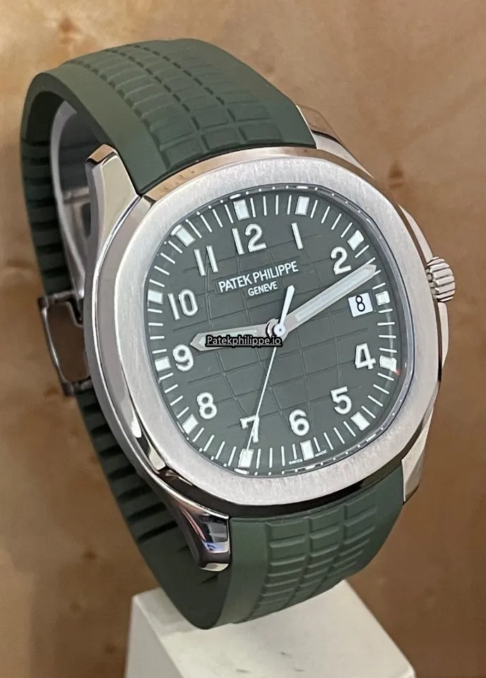 Alternative view of Patek Philippe Aquanaut 5168g-010 42.2MM White Gold Case Automatic