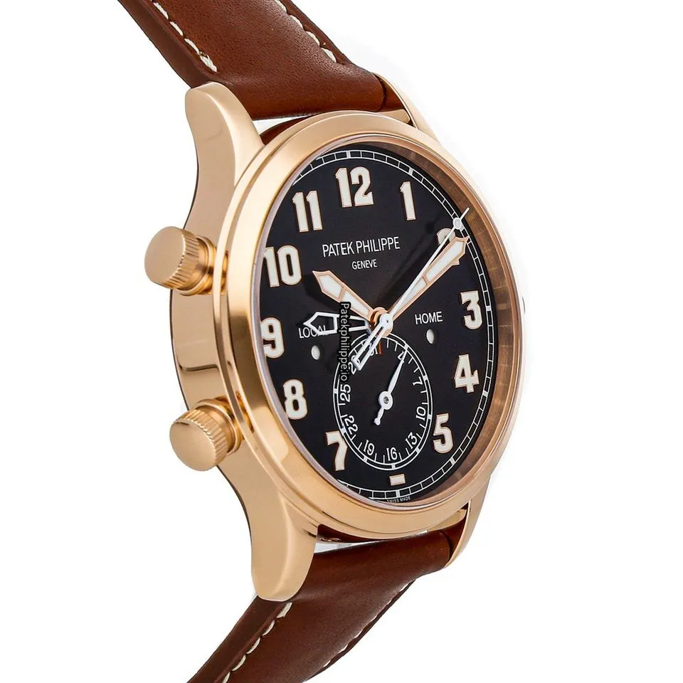 Alternative view of Patek Philippe Travel Time 5524r-001 42MM Rose Gold Case Automatic