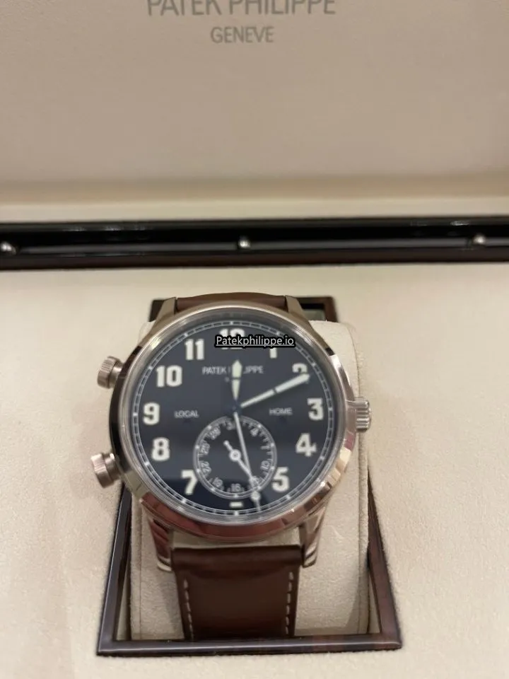 Patek Philippe Travel Time 5524g-001 42MM White Gold Case Automatic