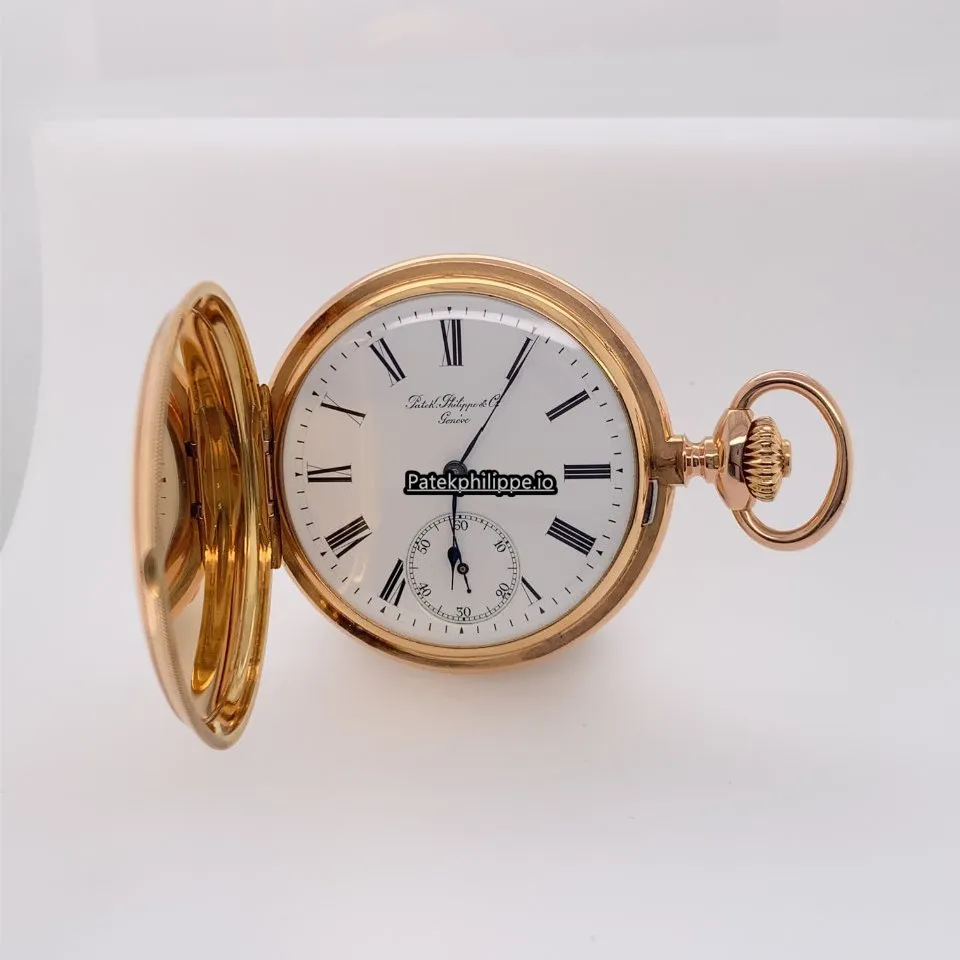 Alternative view of Patek Philippe 49MM Rose Gold Case Manual Winding