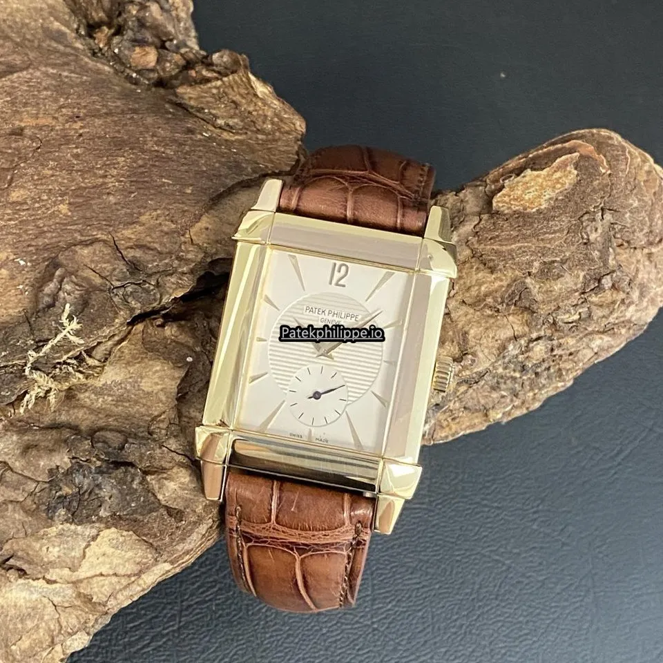 Alternative view of Patek Philippe Gondolo 5111j 30x47MM Yellow Gold Case Manual Winding