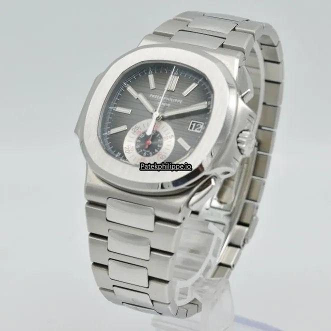 Alternative view of Patek Philippe Nautilus 5980/1a-014 40MM Steel Case Automatic