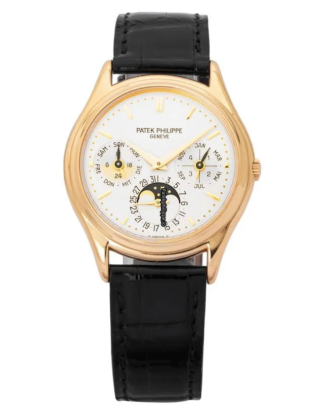 Alternative view of Patek Philippe Perpetual Calendar 3940j 36MM Yellow Gold Case Automatic