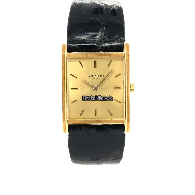 Alternative view of Patek Philippe Gondolo 3519 35MM Yellow Gold Case Manual Winding
