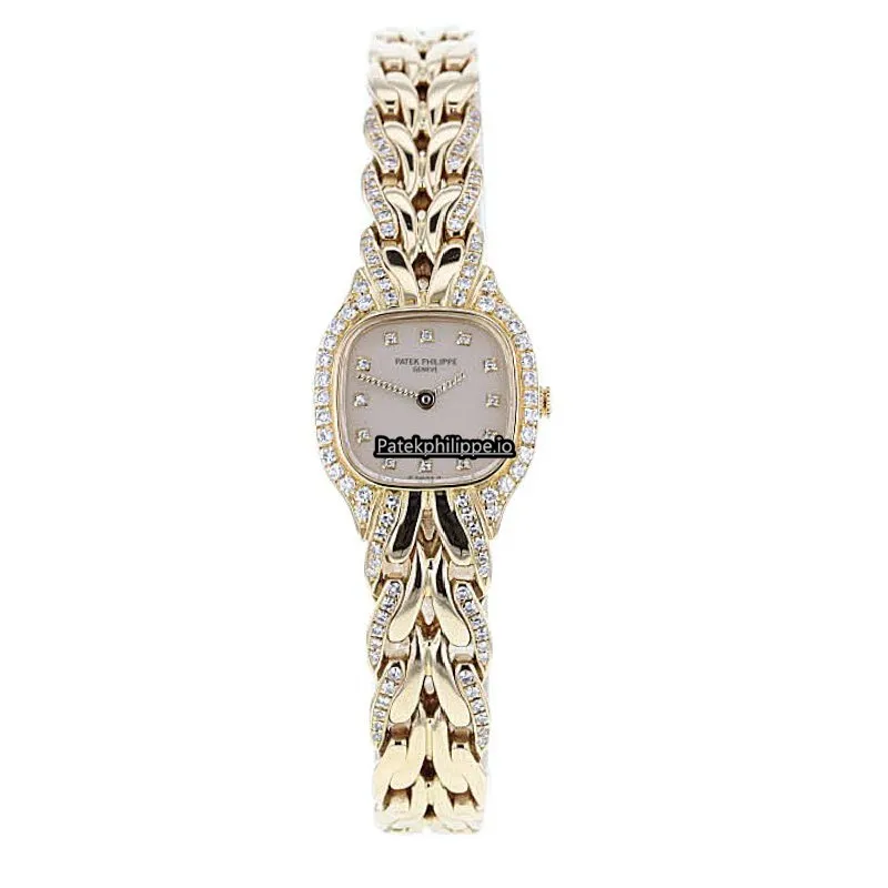 Alternative view of Patek Philippe 1605234 47153 18MM Yellow Gold Case Quartz