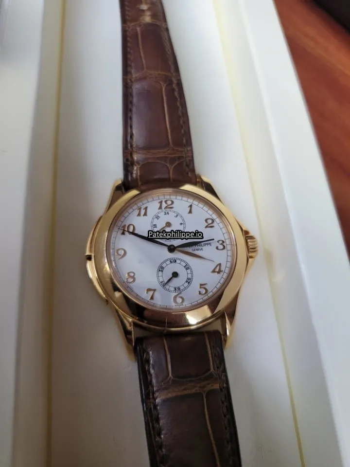 Patek Philippe Travel Time 5134 R-001 Rose Gold Case Manual Winding