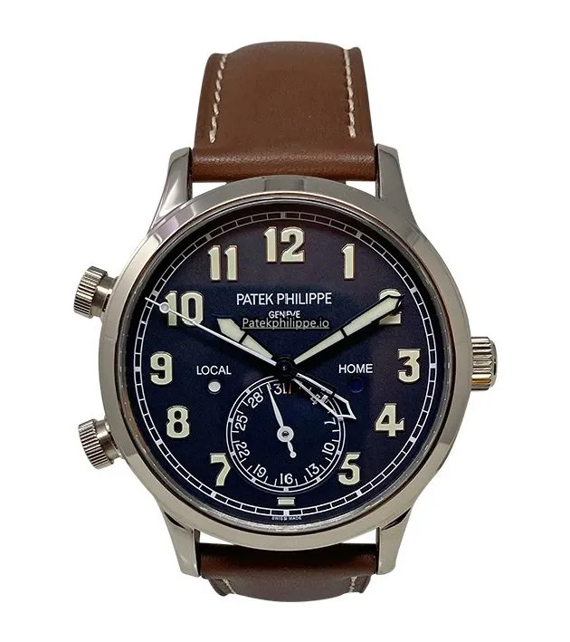 Patek Philippe Travel Time 5524g-001 42MM White Gold Case Automatic