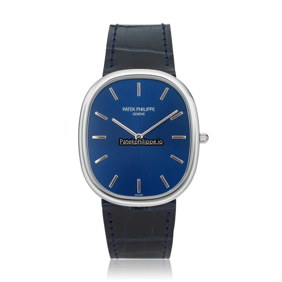 Alternative view of Patek Philippe Golden Ellipse 5738p 34x39.5MM Platinum Case Automatic