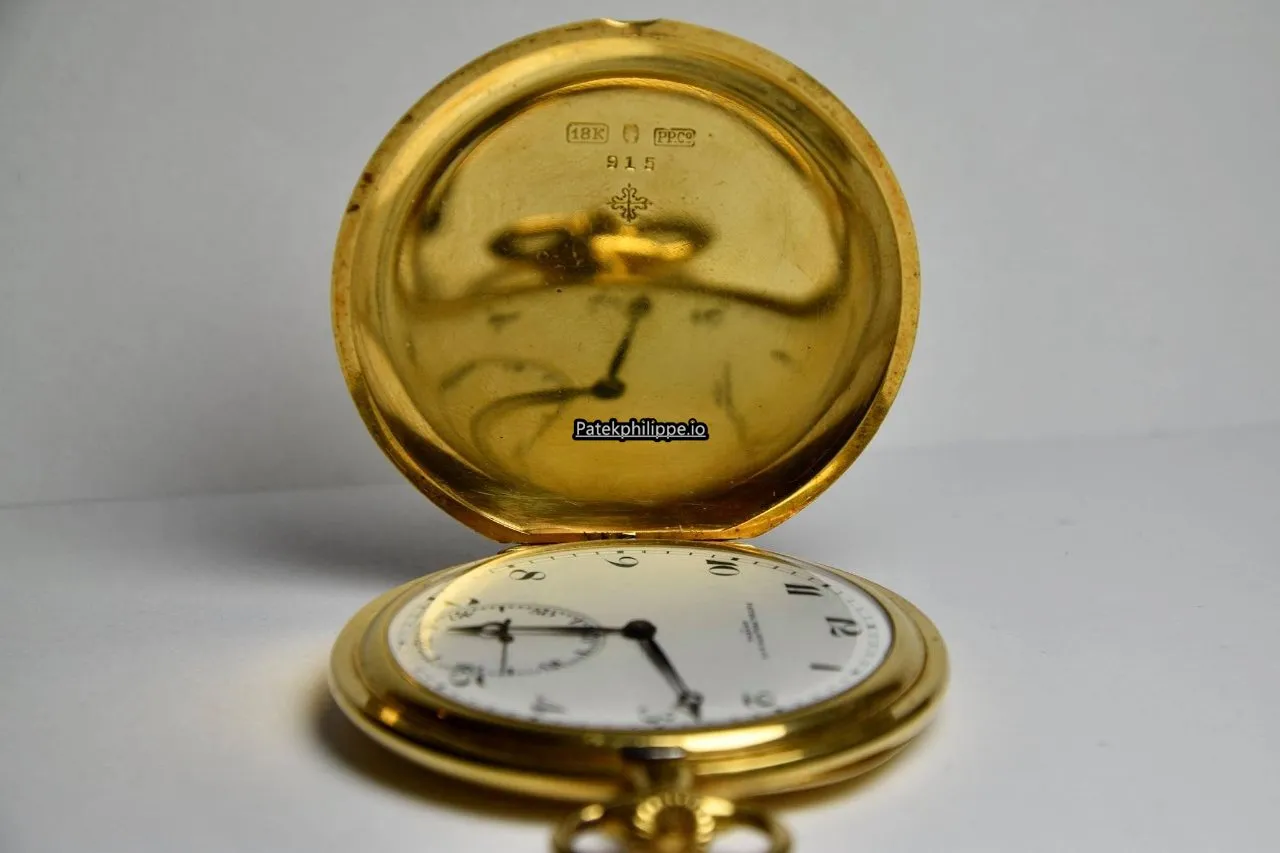 Alternative view of Patek Philippe 404915 52MM Yellow Gold Case Manual Winding
