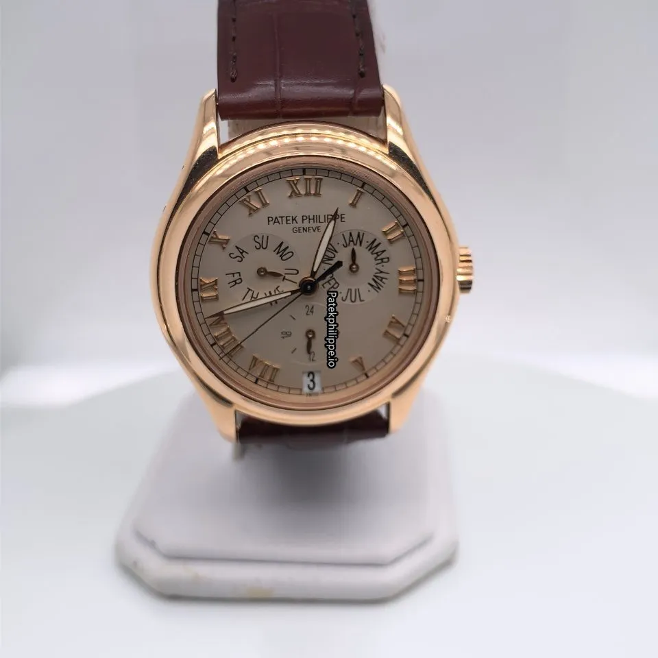 Alternative view of Patek Philippe Annual Calendar 5035r-001 37MM Rose Gold Case Automatic