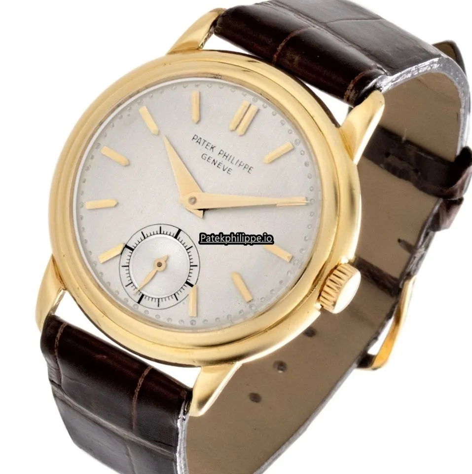 Alternative view of Patek Philippe Calatrava 592j 33MM Yellow Gold Case Manual Winding