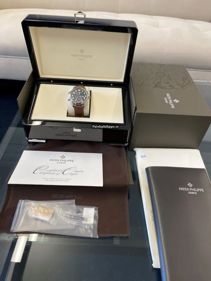 Patek Philippe Travel Time 5524g-001 42MM White Gold Case Automatic