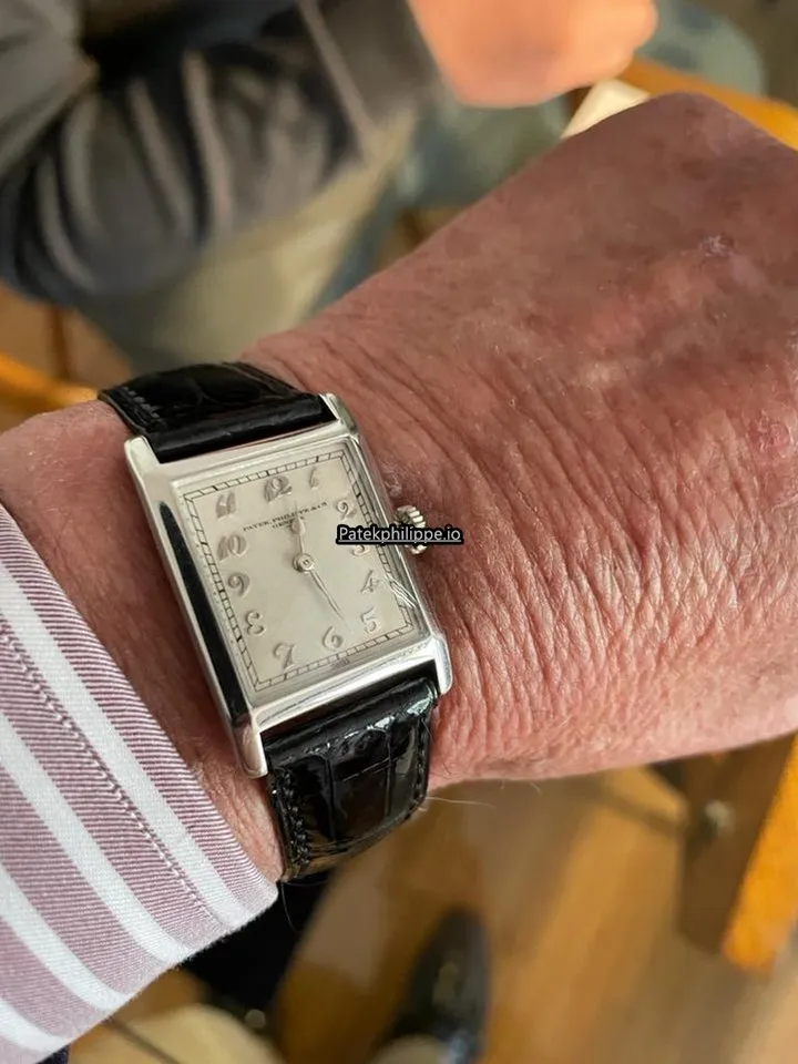 Patek Philippe Case N 10 36x22MM Platinum Case Manual Winding