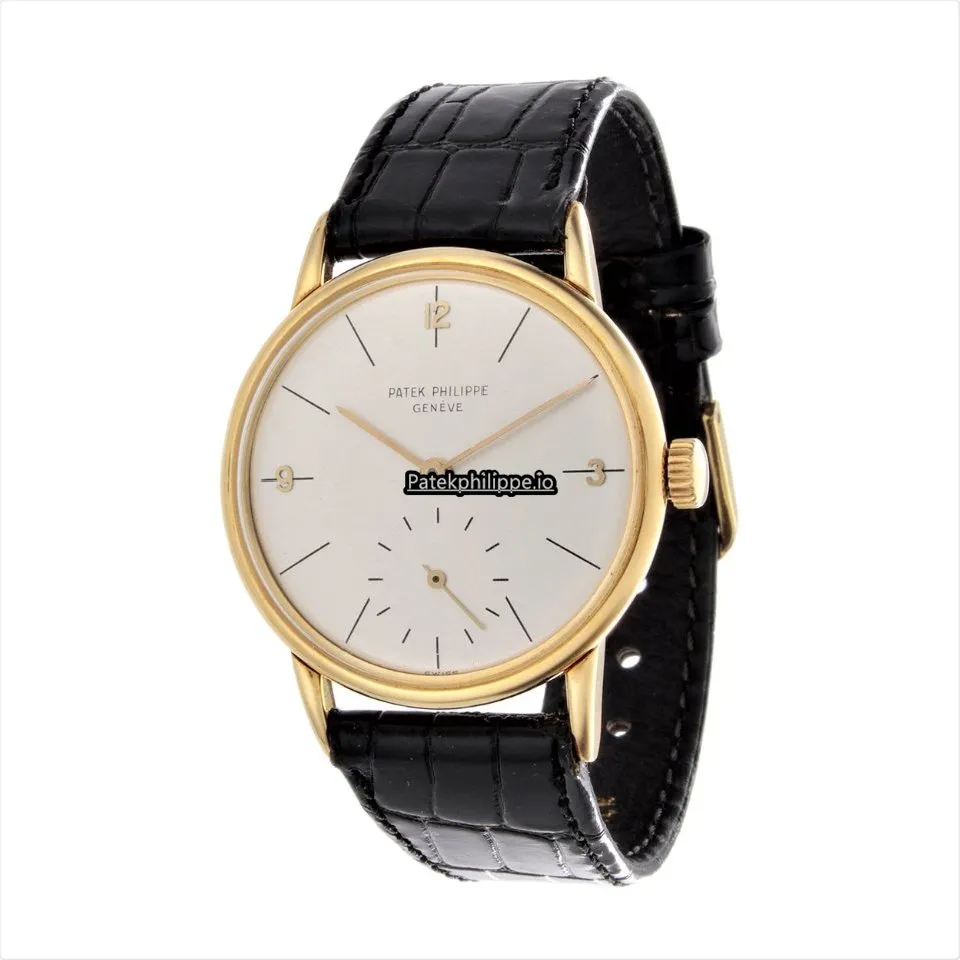 Patek Philippe Calatrava 2494j 33MM Yellow Gold Case Manual Winding