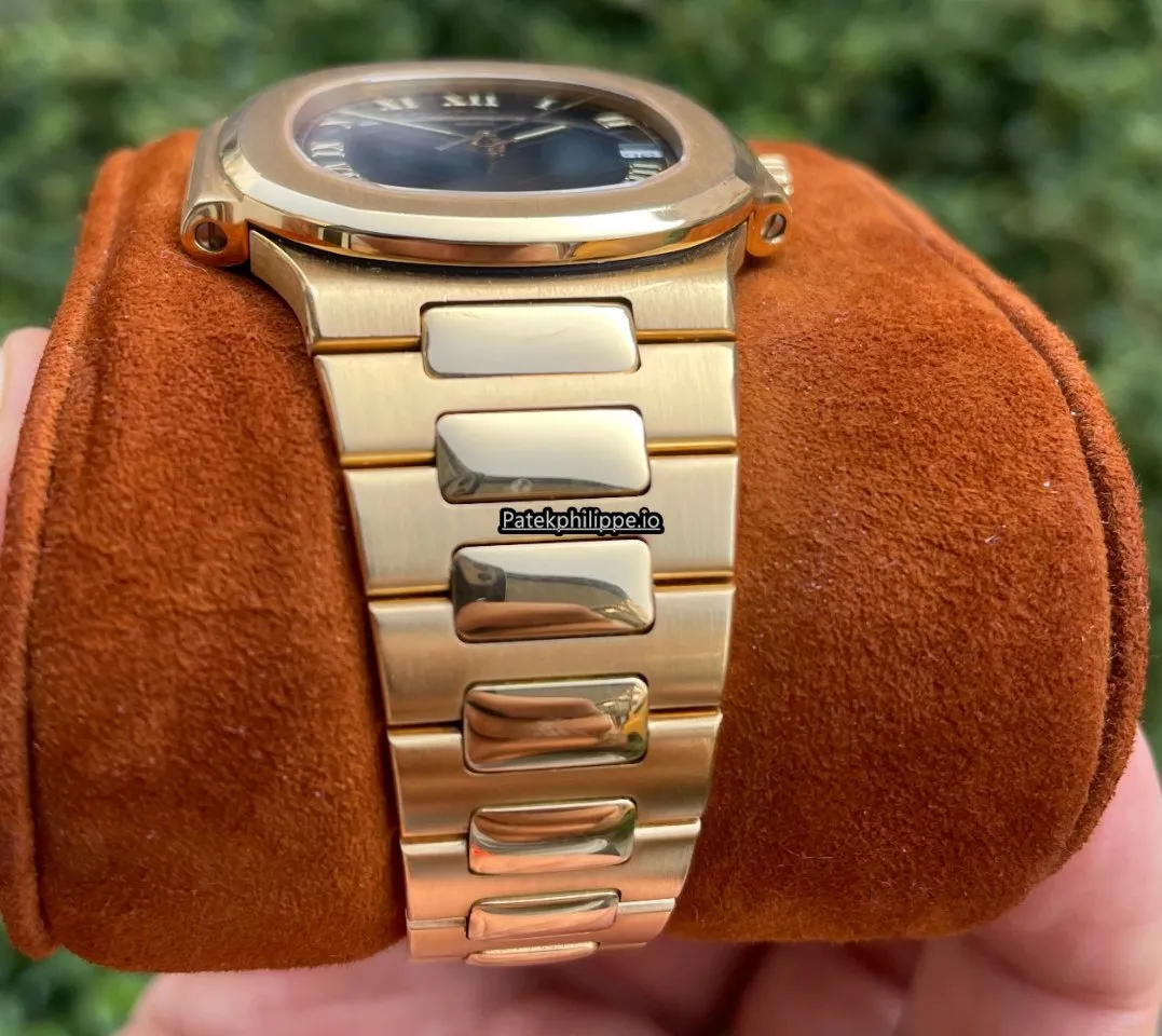 Alternative view of Patek Philippe Nautilus 3800 37MM Yellow Gold Case Automatic