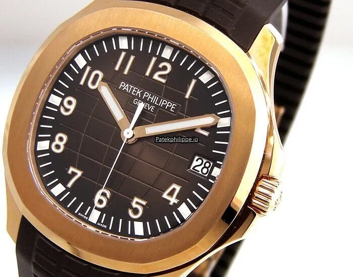 Alternative view of Patek Philippe Aquanaut 5167r-001 40MM Rose Gold Case Automatic