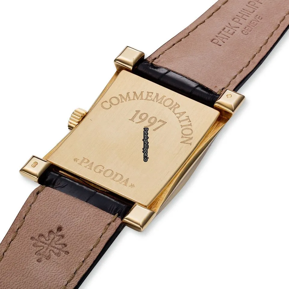Alternative view of Patek Philippe Pagoda 5500j 41x28MM Yellow Gold Case Manual Winding