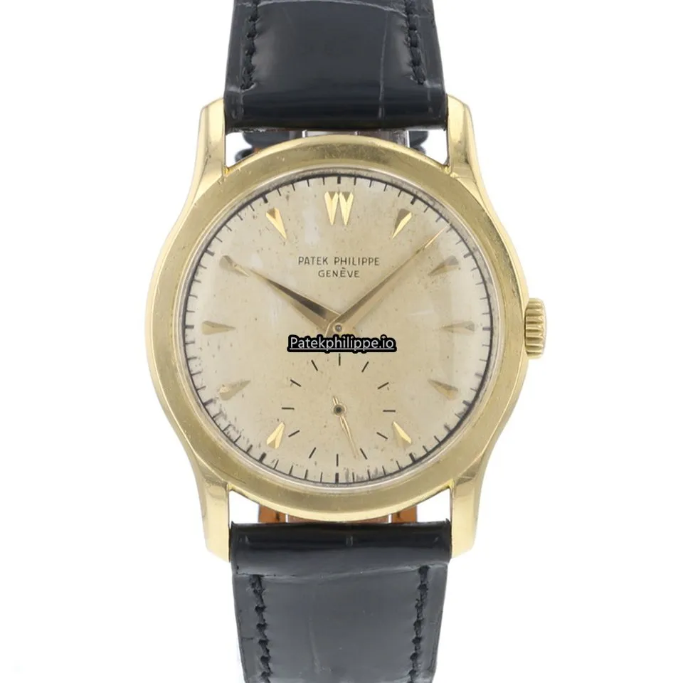 Patek Philippe Calatrava 2450 35MM Yellow Gold Case Manual Winding