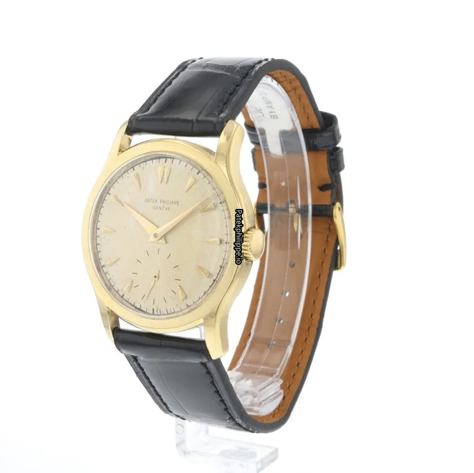 Alternative view of Patek Philippe Calatrava 2450 35MM Yellow Gold Case Manual Winding