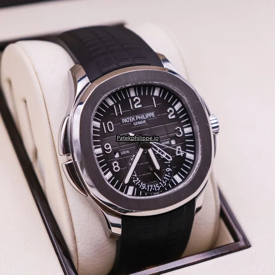 Alternative view of Patek Philippe Aquanaut 5164a-001 40.8MM Steel Case Automatic