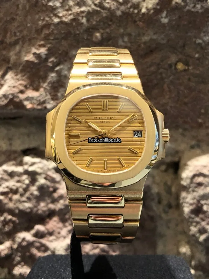 Patek Philippe Nautilus 3800 37x44MM Yellow Gold Case Automatic