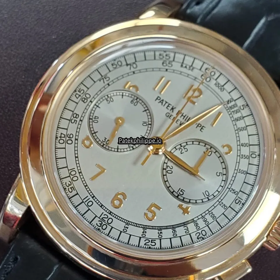 Patek Philippe Chronograph 5070r 42MM Rose Gold Case Manual Winding