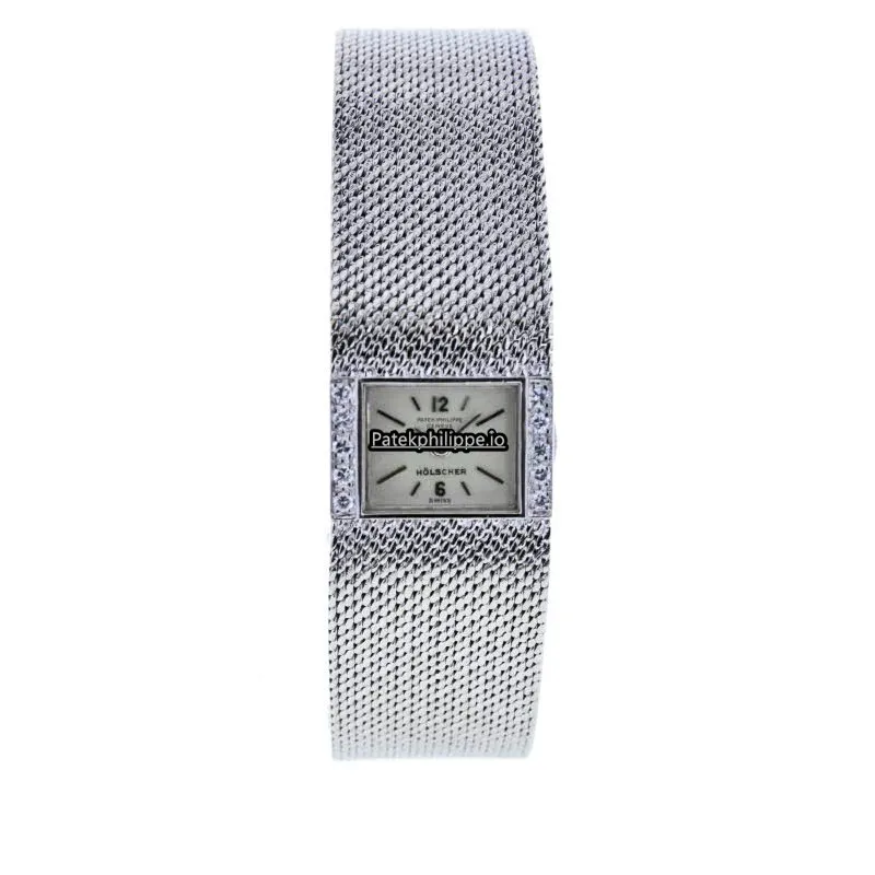 Alternative view of Patek Philippe Vintage 3319 18x12MM White Gold Case Manual Winding