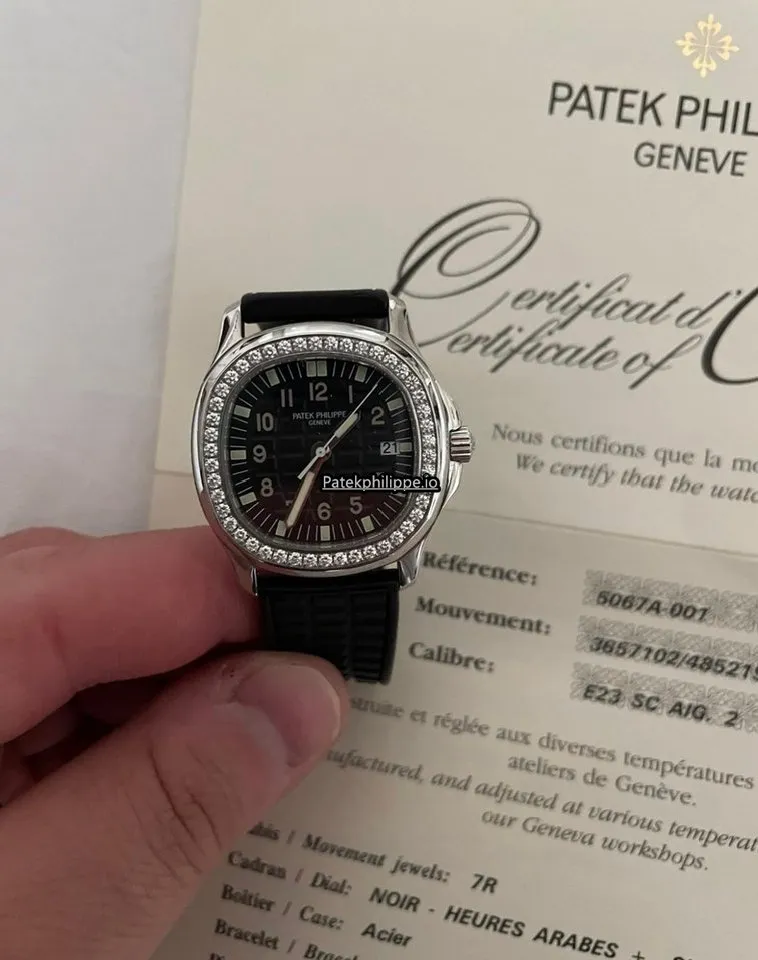 Patek Philippe Aquanaut 5067a-001 35.6MM Steel Case Quartz