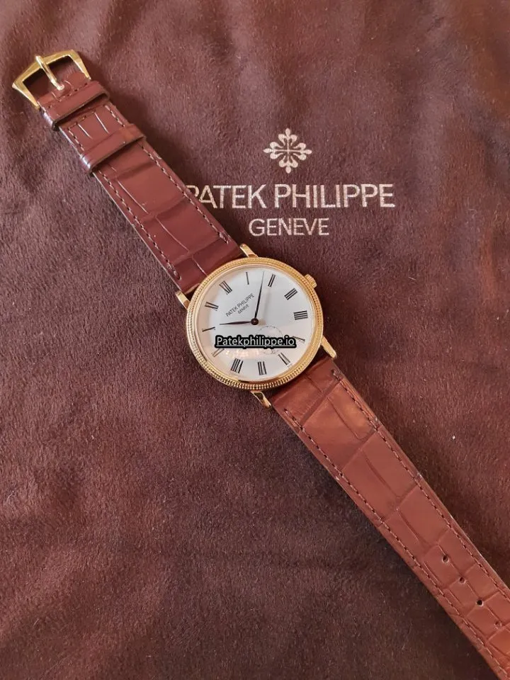 Patek Philippe Calatrava 5119j-001 Yellow Gold Case Manual Winding