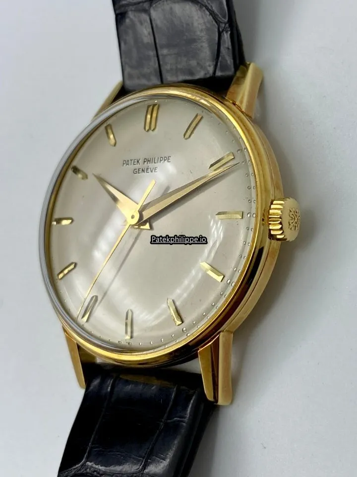 Alternative view of Patek Philippe Calatrava 3411 35MM Yellow Gold Case Manual Winding