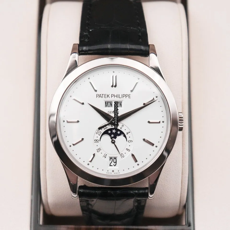 Alternative view of Patek Philippe Annual Calendar 5396g-011 White Gold Case Automatic