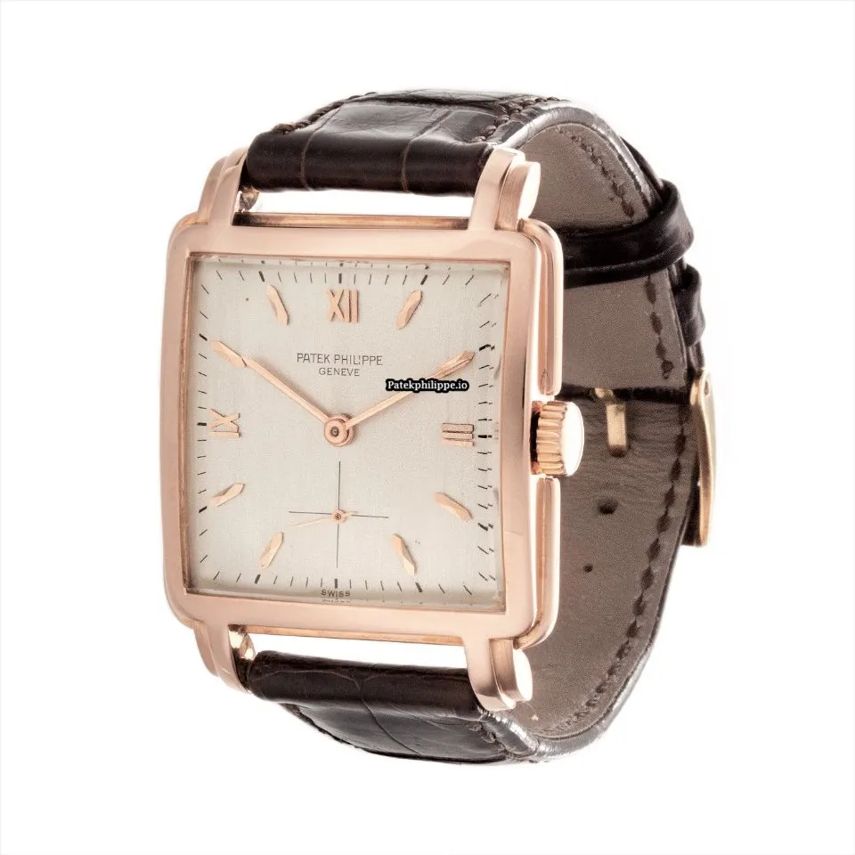Patek Philippe 2436r 40x30MM Rose Gold Case Manual Winding